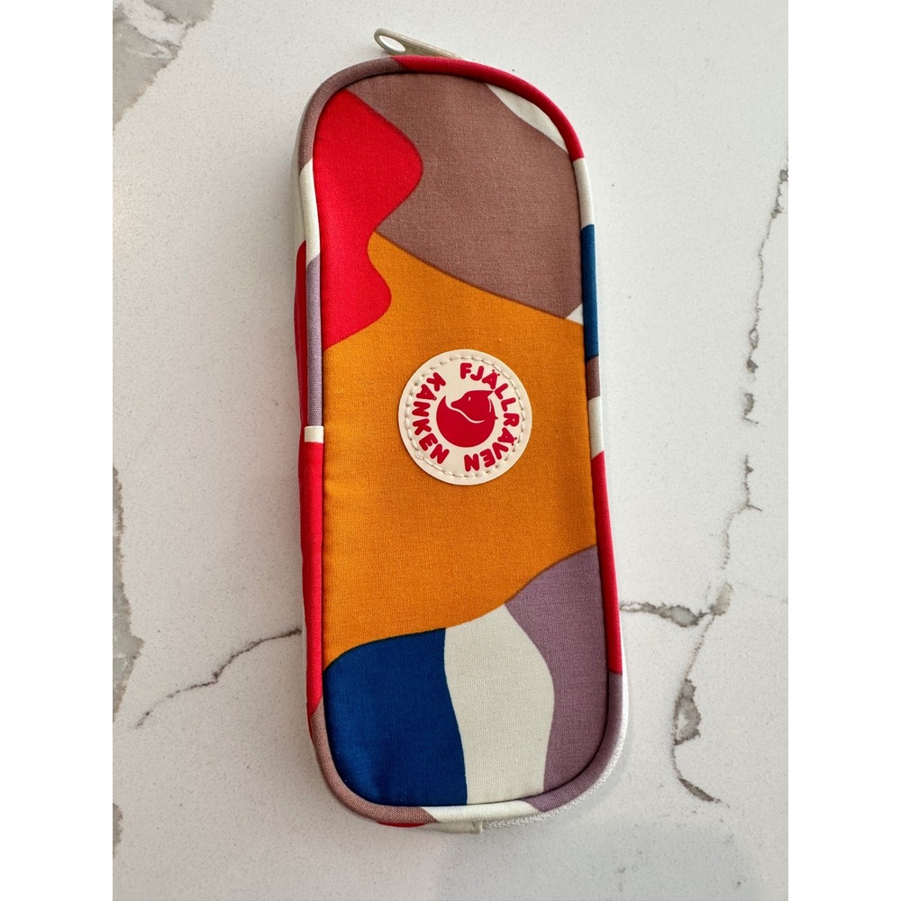 Fjallraven Kanken Art Pen Case Moa Hoff Abstract Landscape Pouch 23628 Multi